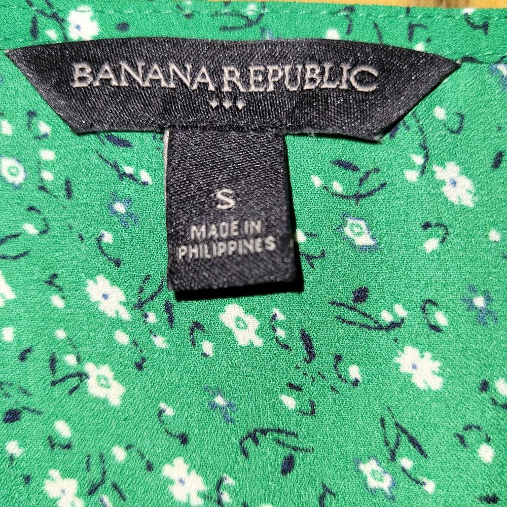 Banana Republic Women's Size Small Vintage Floral Dressy Tank Spaghetti Strap - Picture 8 of 10